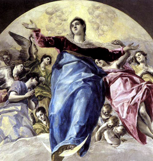 The_Assumption_of_the_Virgin_por_el Greco copiadetalle