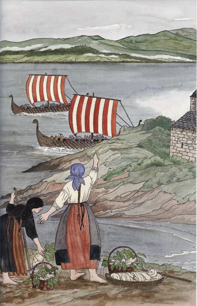 Vikingos en San Martiño de Xuvia. Eva Merlán Bollaín (ex Pena)