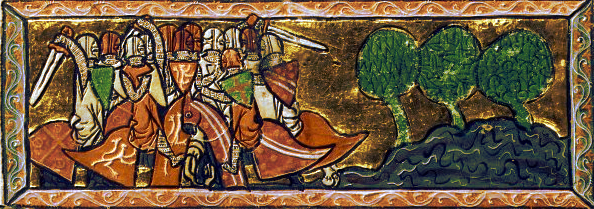 A demanda do Santo Graal m, Francais 342, ano 1274, procedente de Artois. Francia