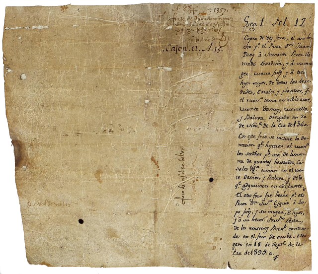 Documentos de la Sección de Códices del Archivo Histórico Nacional